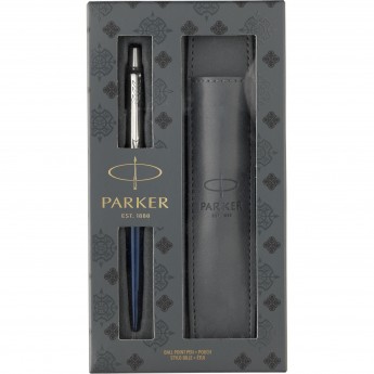 Подарочный набор PARKER: Ручка шариковая PARKER JOTTER ROYAL BLUE CT + чехол для ручки (иск.кожа) Подарочный набор PARKER: Ручка шариковая PARKER JOTTER ROYAL BLUE CT + чехол для ручки (иск.кожа)