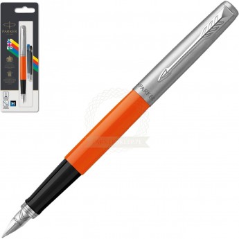 Ручка перьевая PARKER JOTTER ORIGINALS ORANGE 1.0мм,+ 2 стержня (син и черн) блистер Ручка перьевая PARKER JOTTER ORIGINALS ORANGE 1.0мм,+ 2 стержня (син и черн) блистер